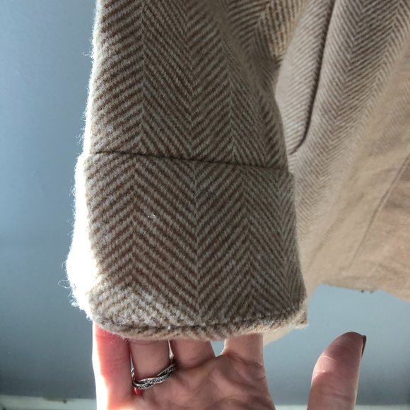 Mishow Wool Coat Knee Length Button Front Small - Picture 9 of 16